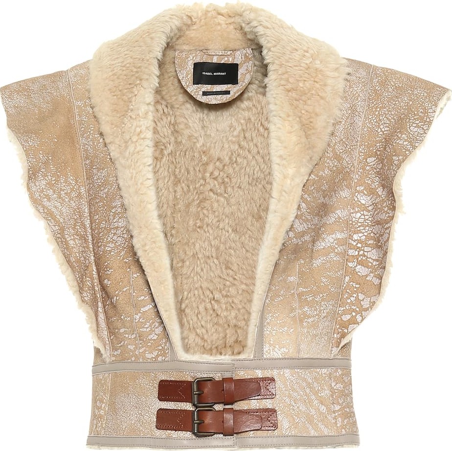 Isabel Marant Alixa shearling vest