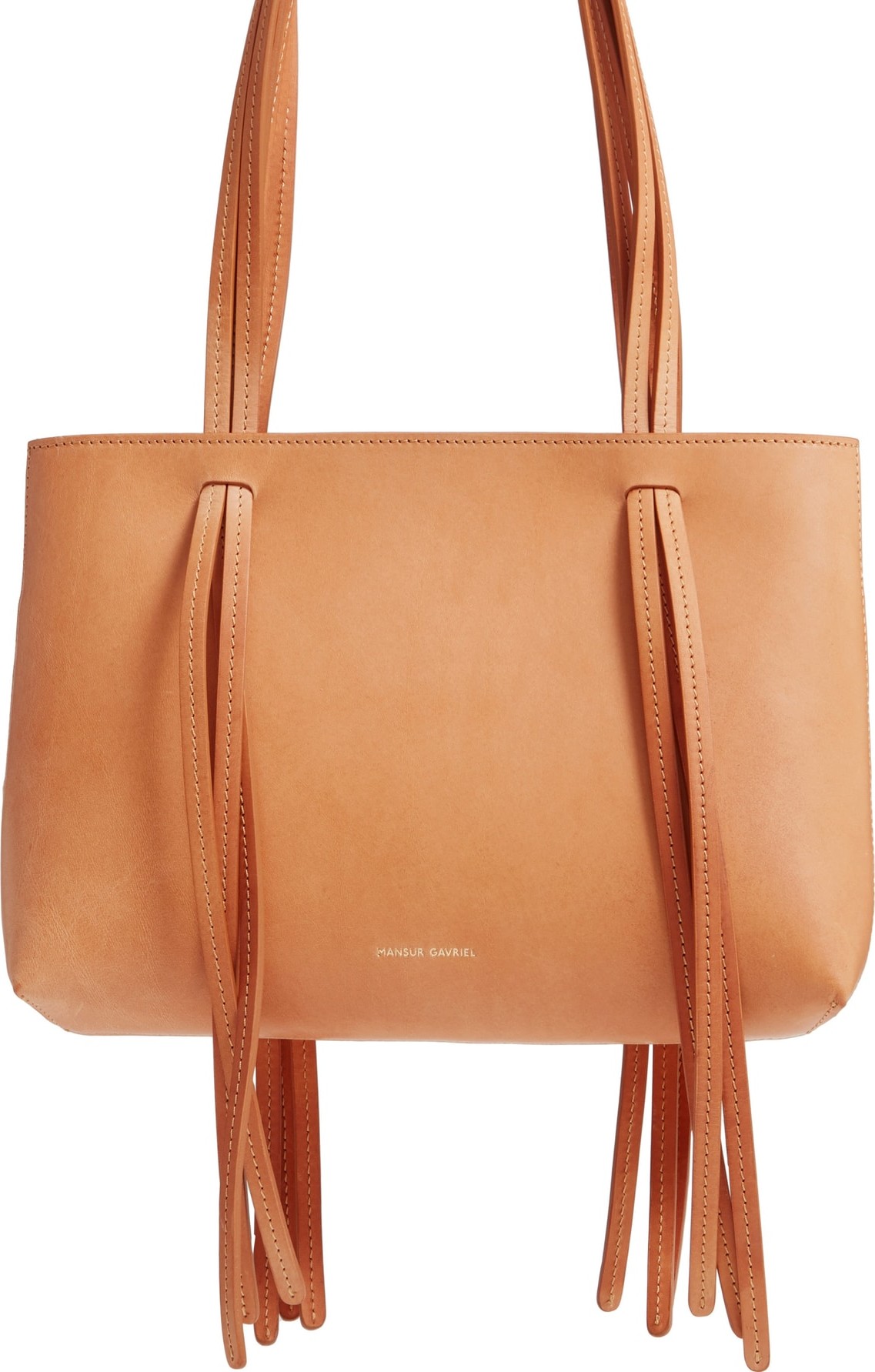 Mansur Gavriel Mini Fringe Leather Satchel