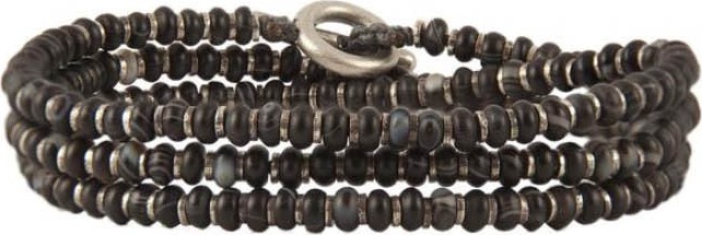 M. Cohen Agate wrap bracelet/necklace