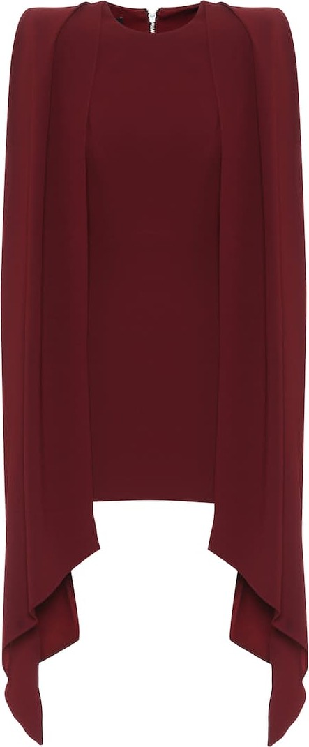 Alex Perry Exclusive to Mytheresa – Crêpe cape minidress