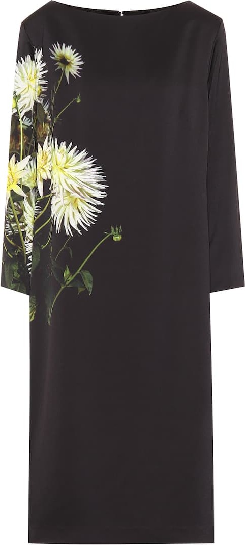 Dries Van Noten Floral satin dress