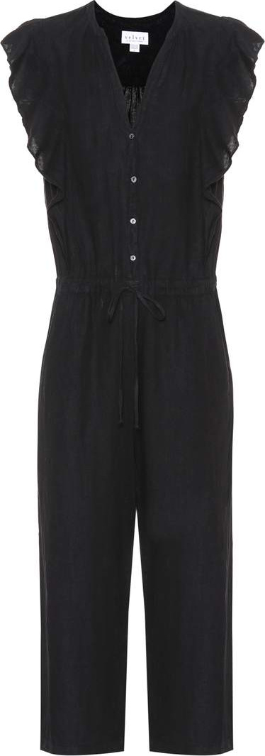 Velvet By Graham & Spencer Faretta linen jumpsuit
