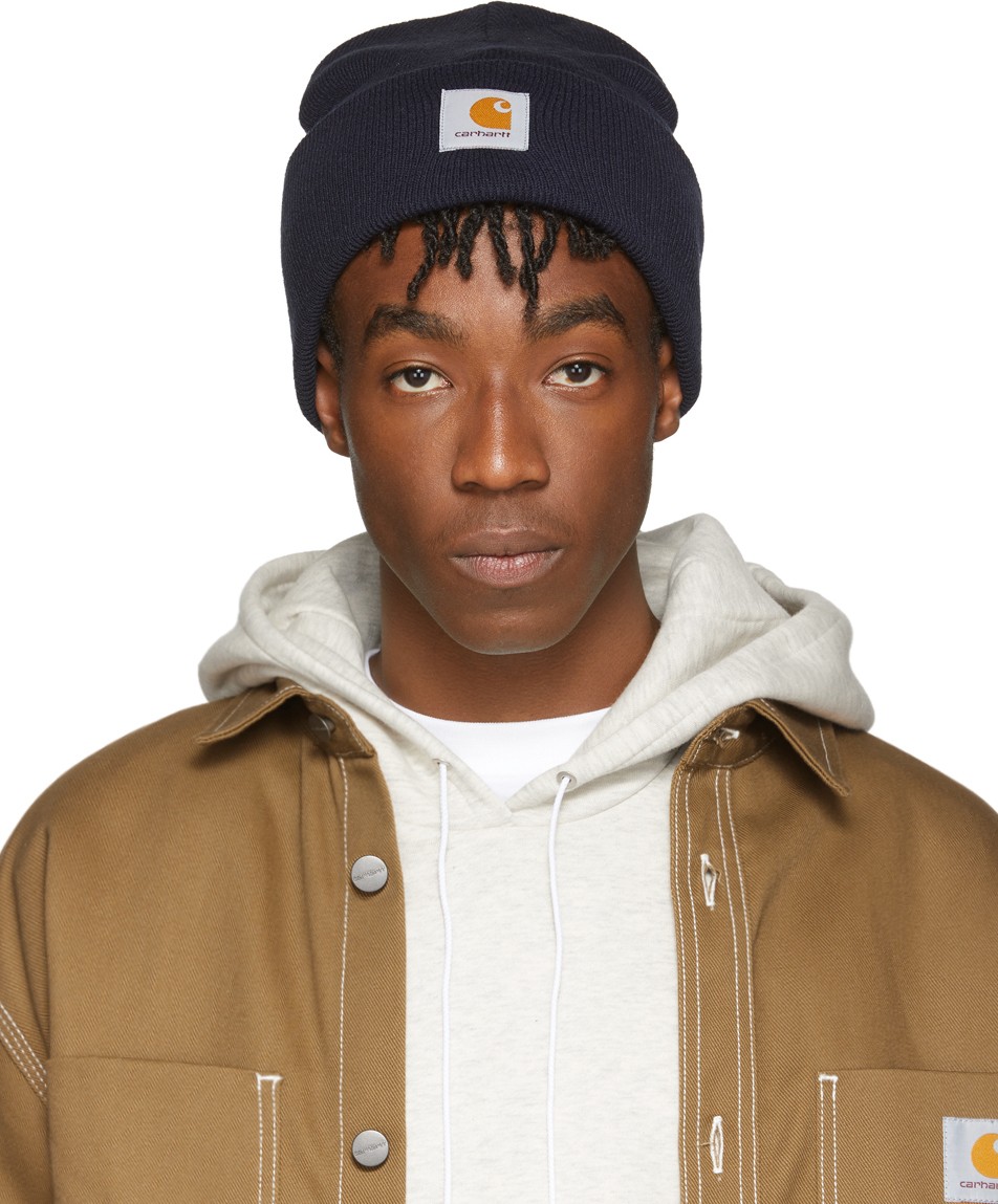 Carhartt Work In Progress Navy Watch Beanie