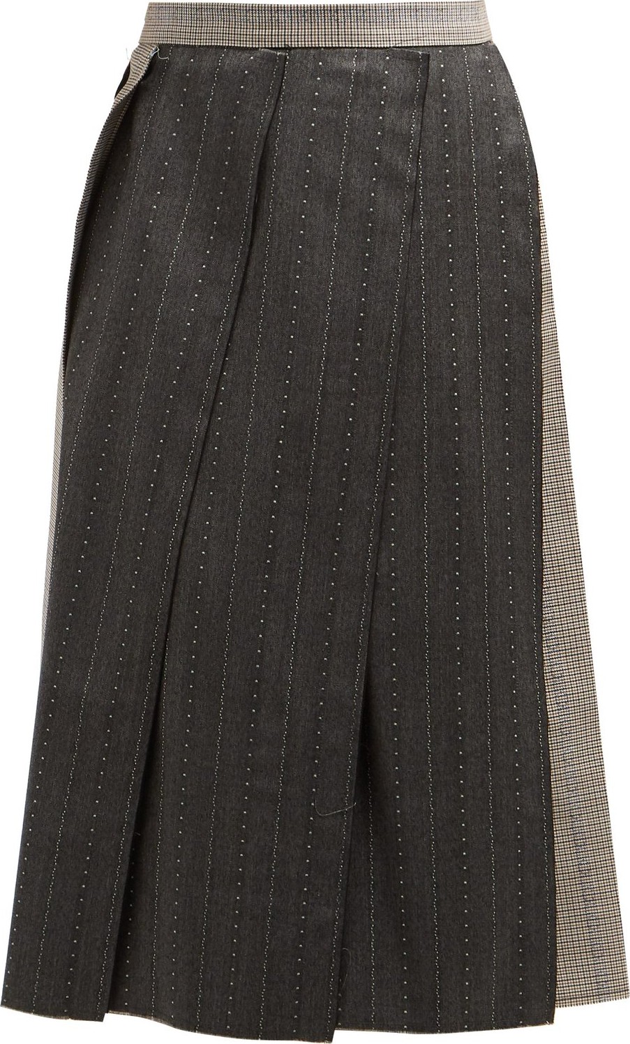 Vivienne Westwood Raw-edge wool skirt