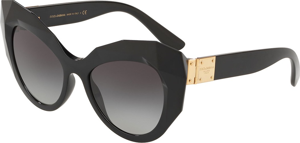 Dolce & Gabbana Faceted Cat-Eye Sunglasses