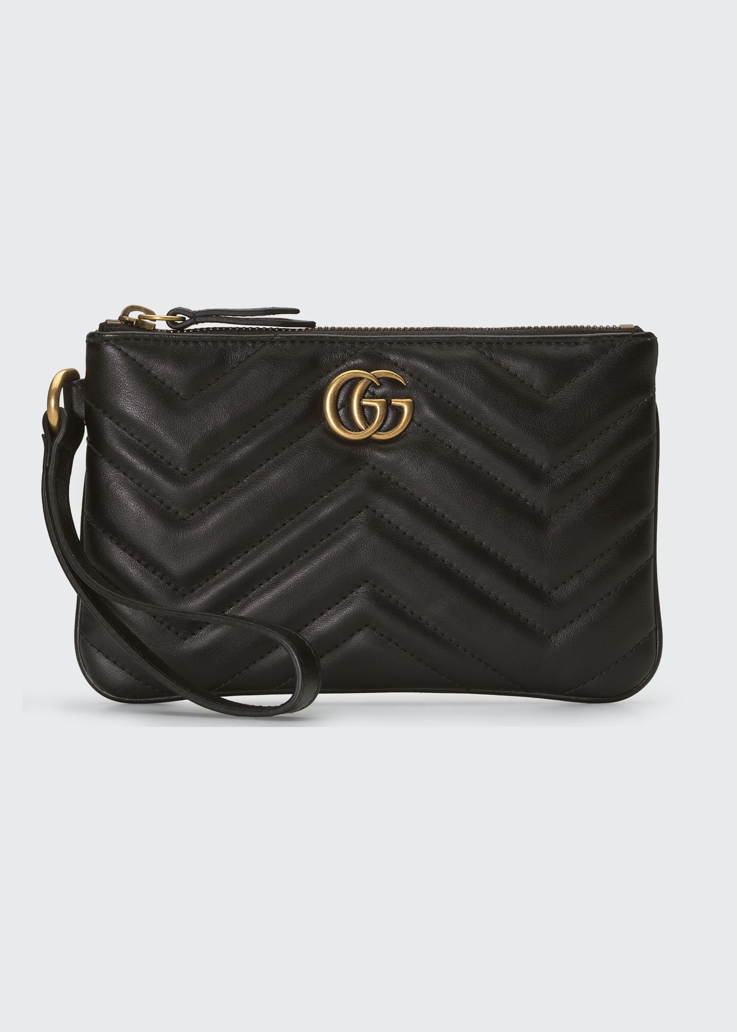Gucci GG Marmont Quilted Wrist Wallet