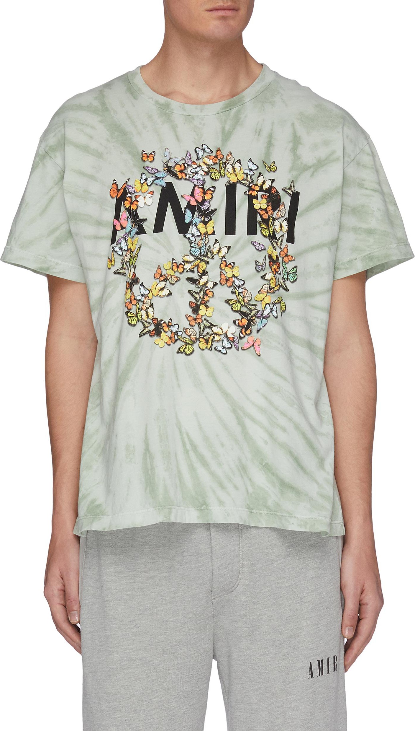 Amiri 'Peace Butterfly' Graphic Print T-shirt