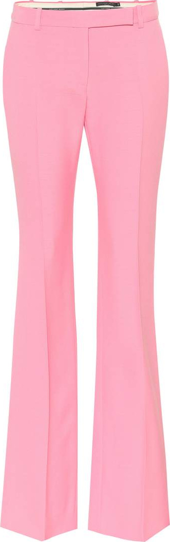 Alexander McQueen Wool and silk-blend pants