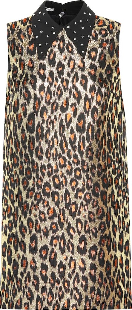 Miu Miu Crystal embellished minidress