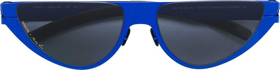 Mykita Mykita x Martine Rose Kitt blue cat eye sunglasses