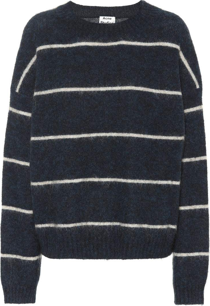 Acne Studios Rhira striped mohair-blend sweater