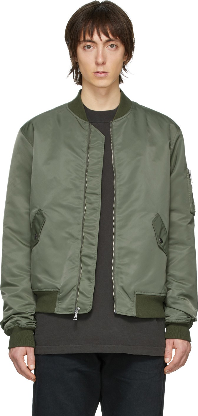 John Elliott Green Bogota II Bomber Jacket