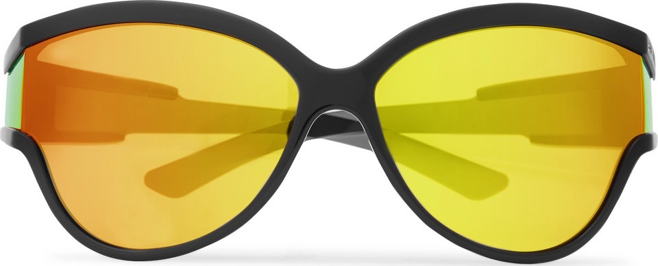 Balenciaga D-Frame Acetate Mirrored Sunglasses