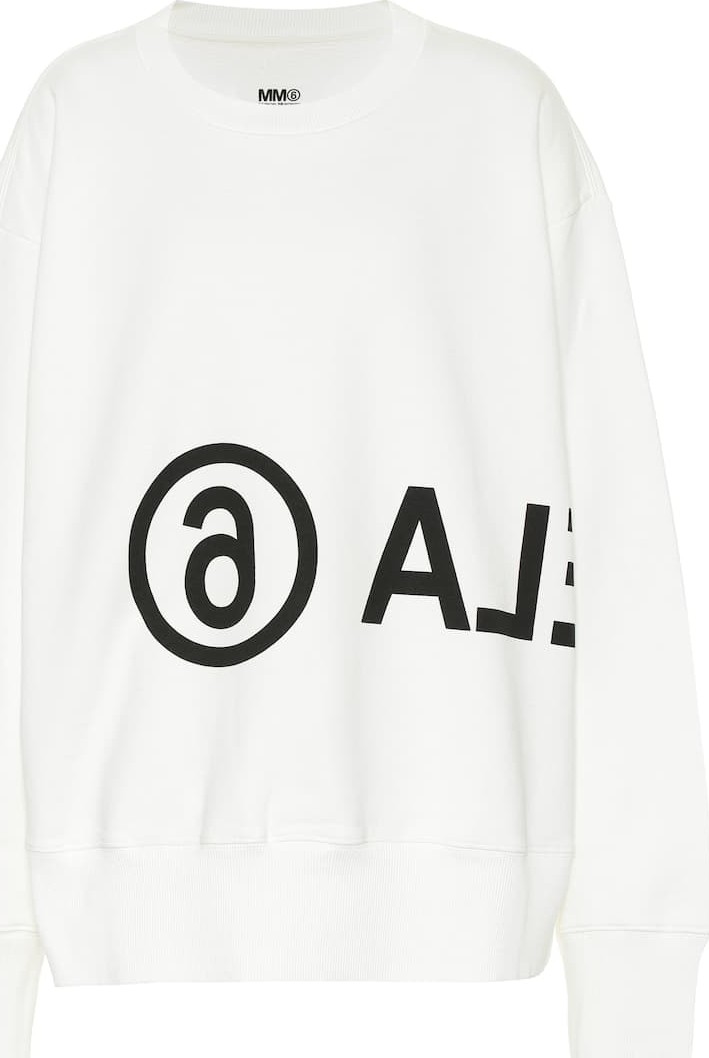MM6 Maison Margiela Printed cotton sweatshirt
