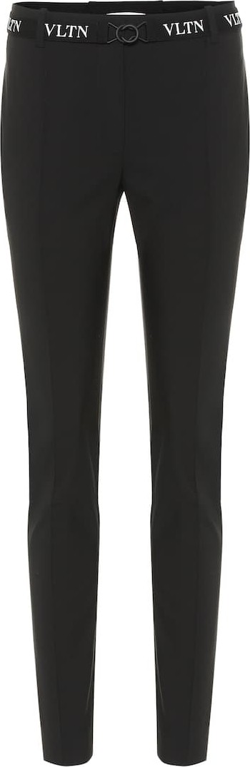 Valentino VLTN wool-blend skinn pants