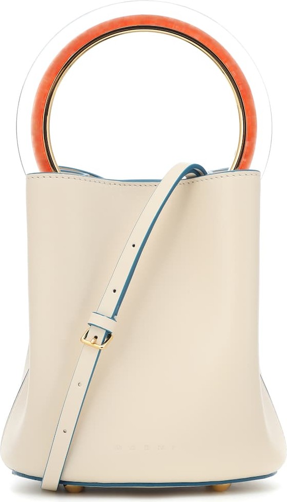 Marni Pannier leather bucket bag