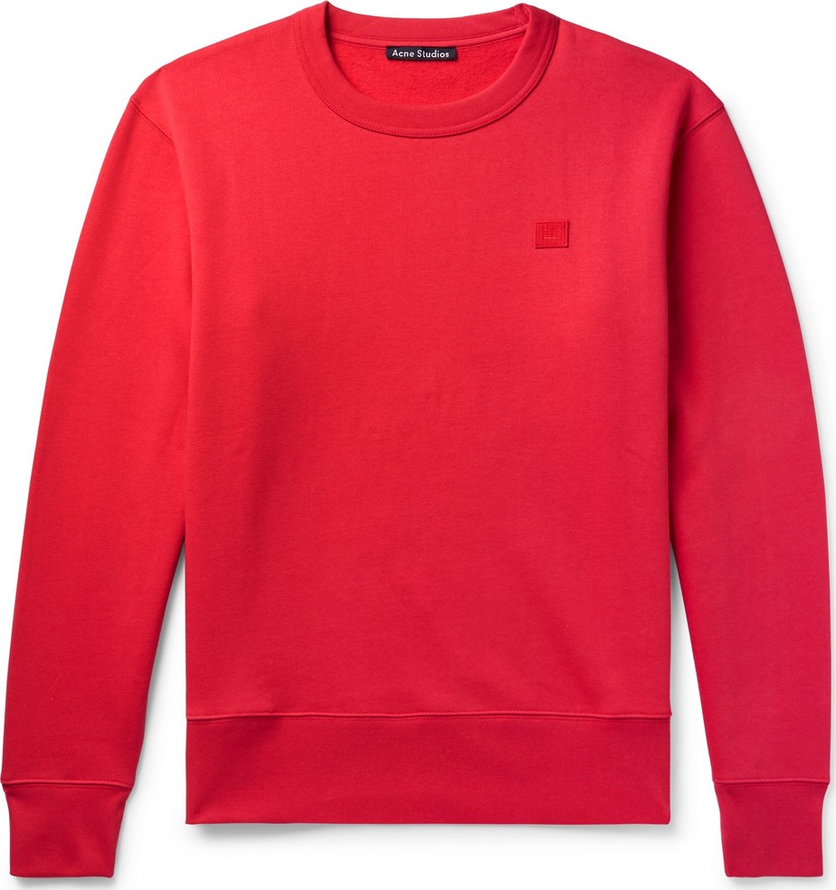 Acne Studios Fairview Fleece-Back Cotton-Jersey Sweatshirt