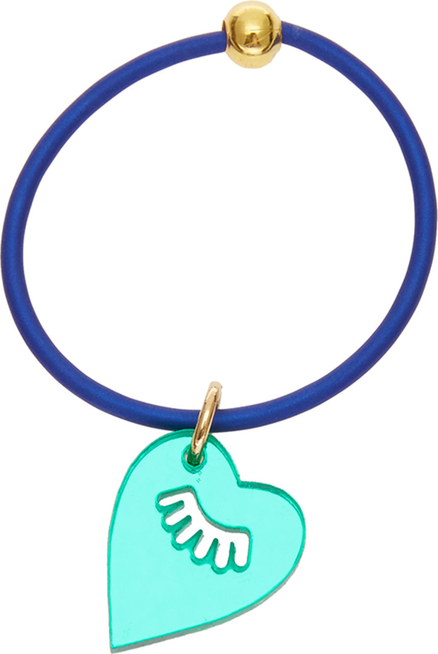 Colette Malouf Reflective Moji Ponytail Holder