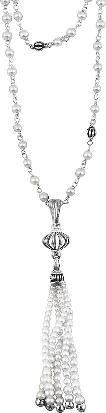 LAGOS Luna Pearl-Tassel Necklace