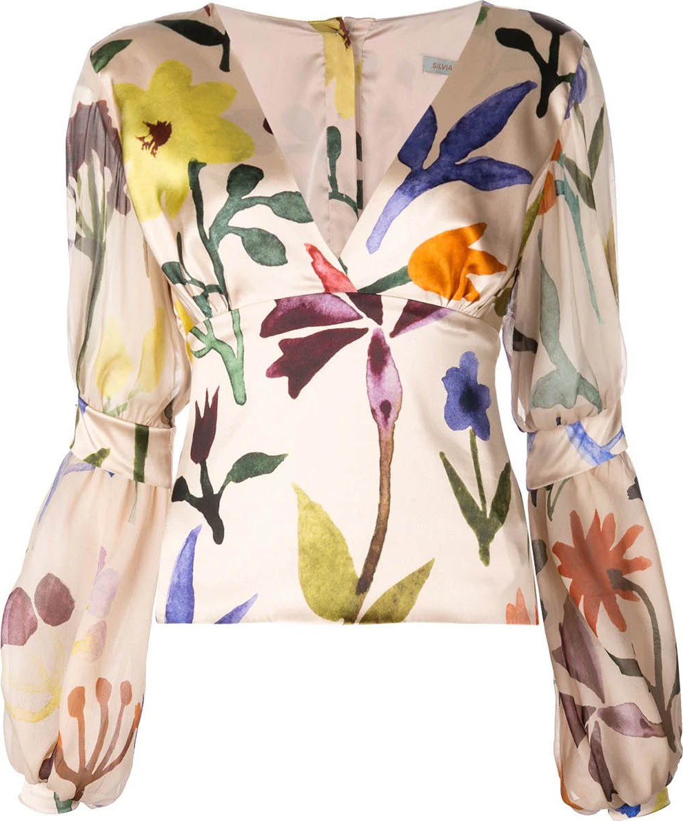 Silvia Tcherassi Floral blouse