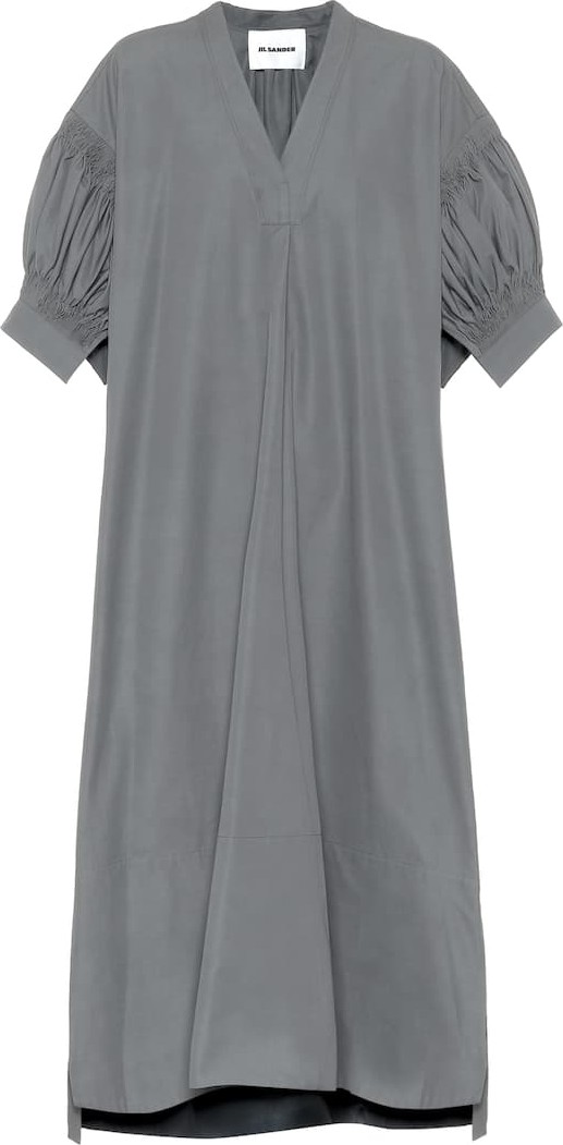 Jil Sander Cotton midi dress