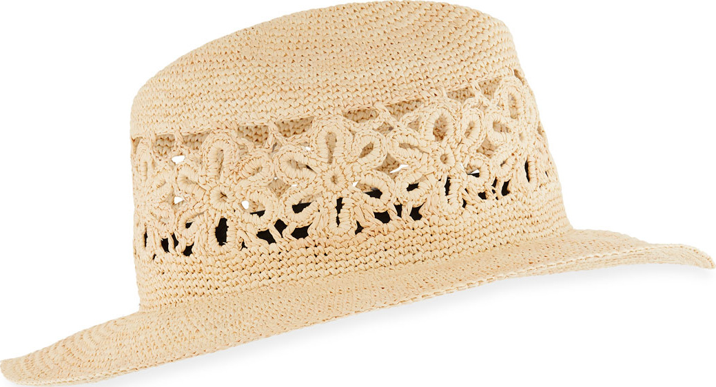 Yestadt Millinery Wonderlust Packable Straw Hat