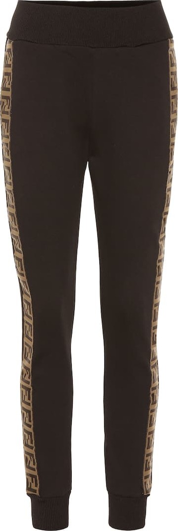 Fendi Cotton jersey trackpants