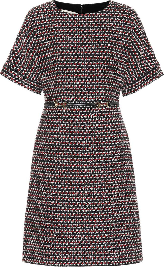 Gucci Sequined tweed dress