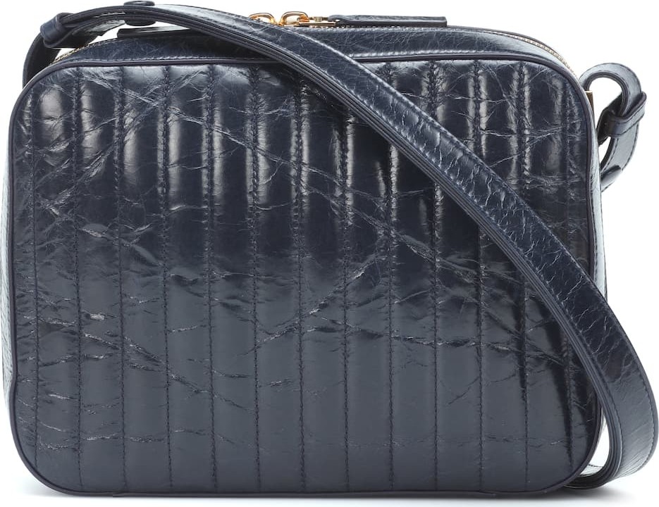 Victoria Beckham Quilted Camera leather shoulder bag