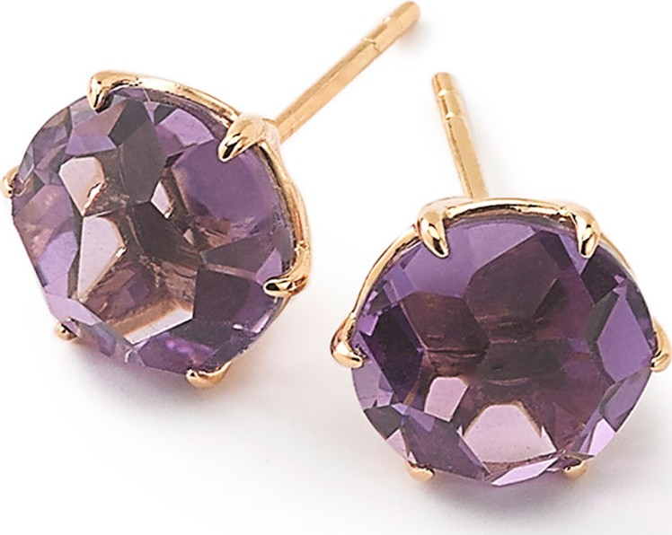 IPPOLITA 18k Rock Candy Amethyst Stud Earrings