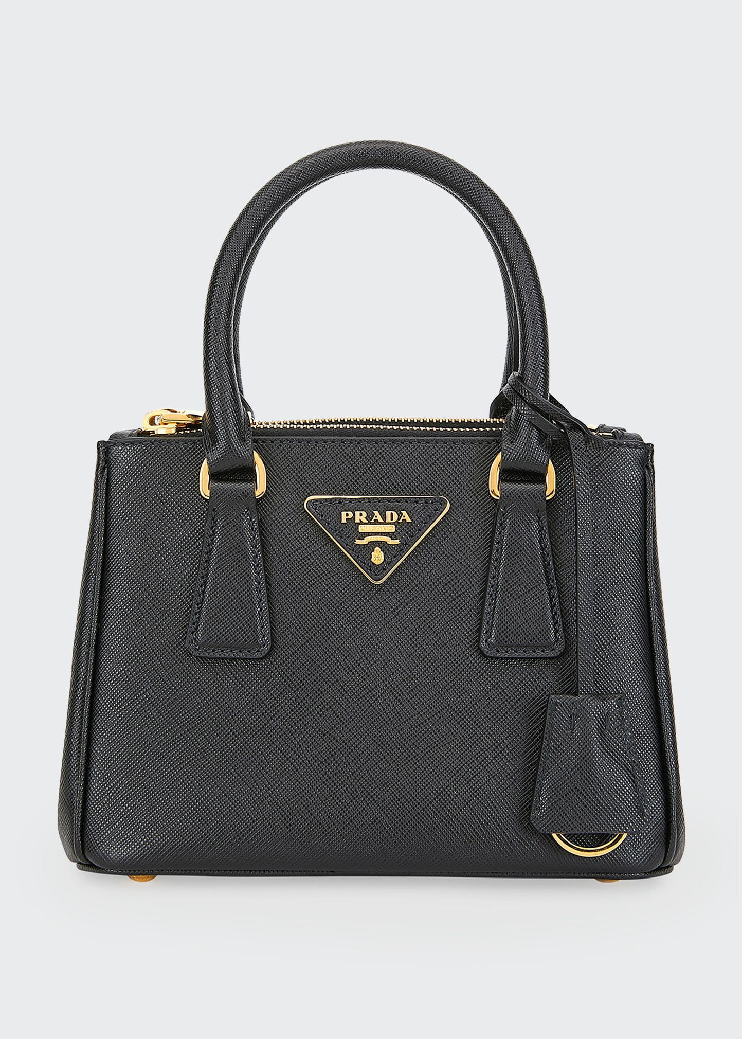 Prada Mini Galleria Tote w/ Removable Crossbody Strap
