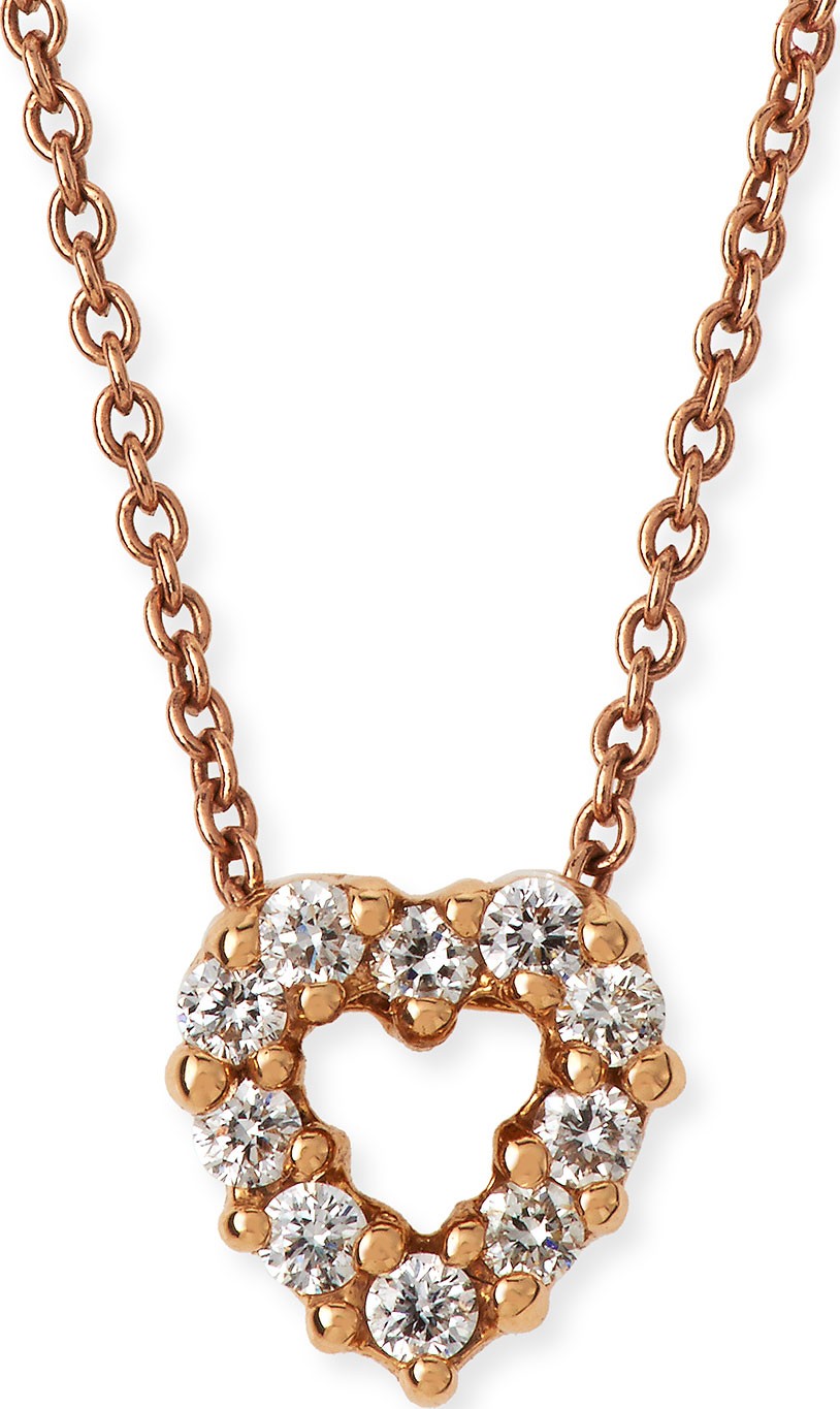 Roberto Coin Diamond Heart Pendant Necklace