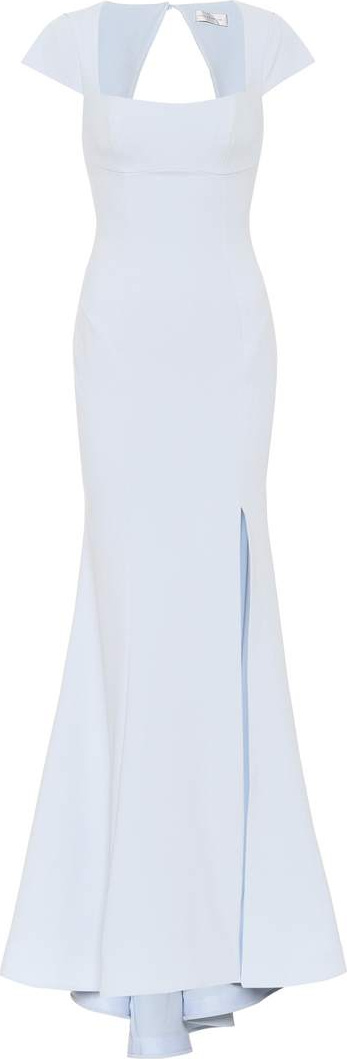 Rebecca Vallance Cutout-back crêpe gown