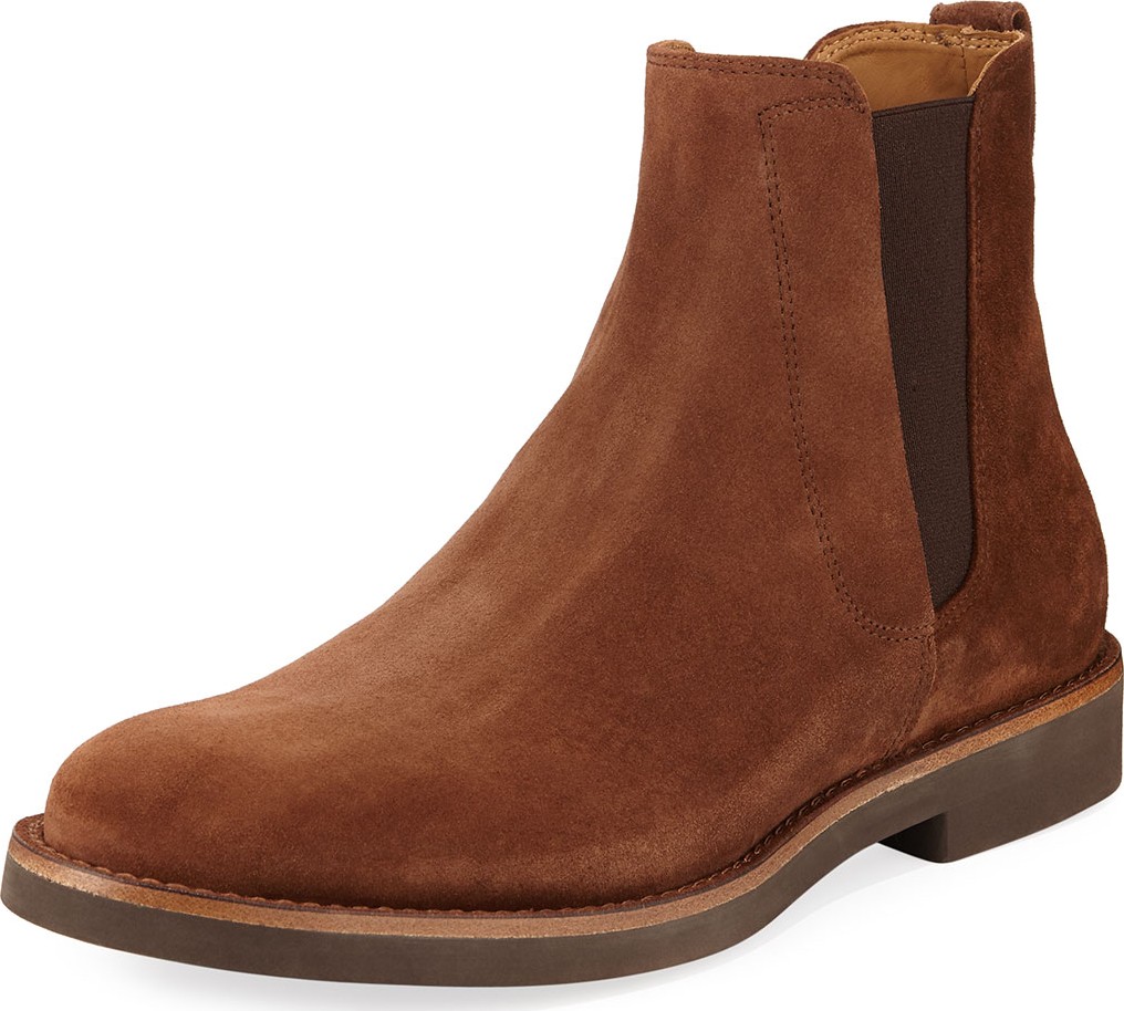Vince Felix Bark Suede Gored Boot