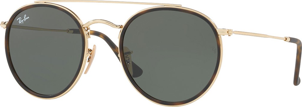 Ray Ban Round Double-Bridge G-15® Sunglasses