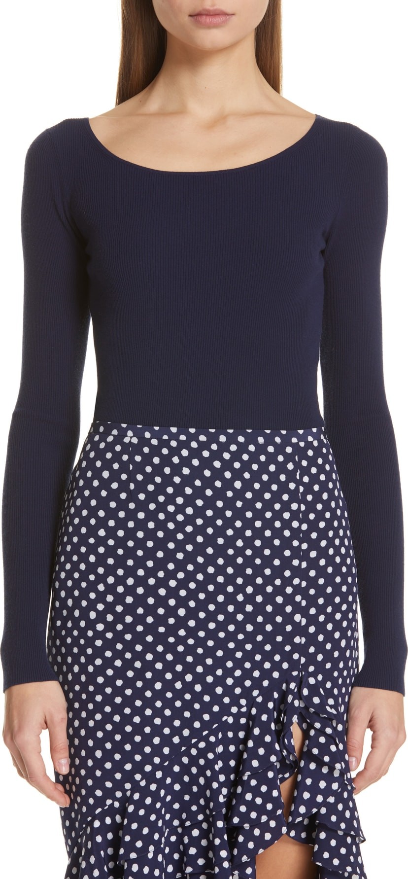 Michael Kors Rib Knit Top