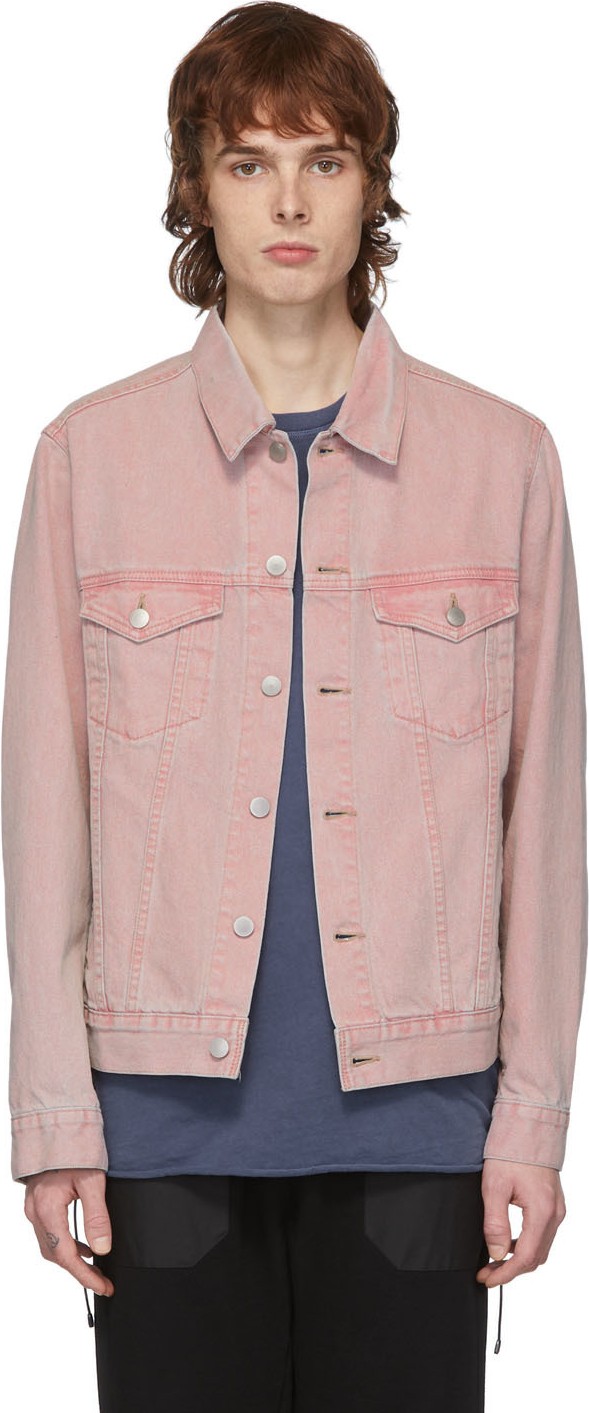 John Elliott Pink Denim Thumper Type III Jacket