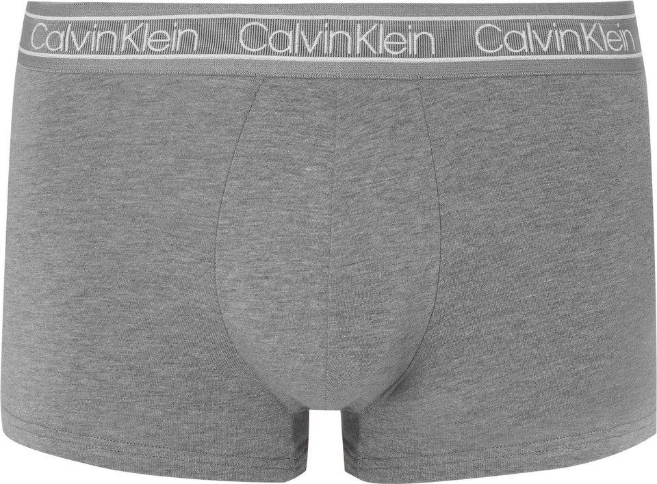 Calvin Klein Underwear Mélange Stretch-Cotton Boxer Briefs