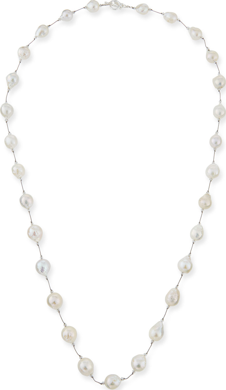 Margo Morrison Grammercy Long Baroque Pearl Strand Necklace