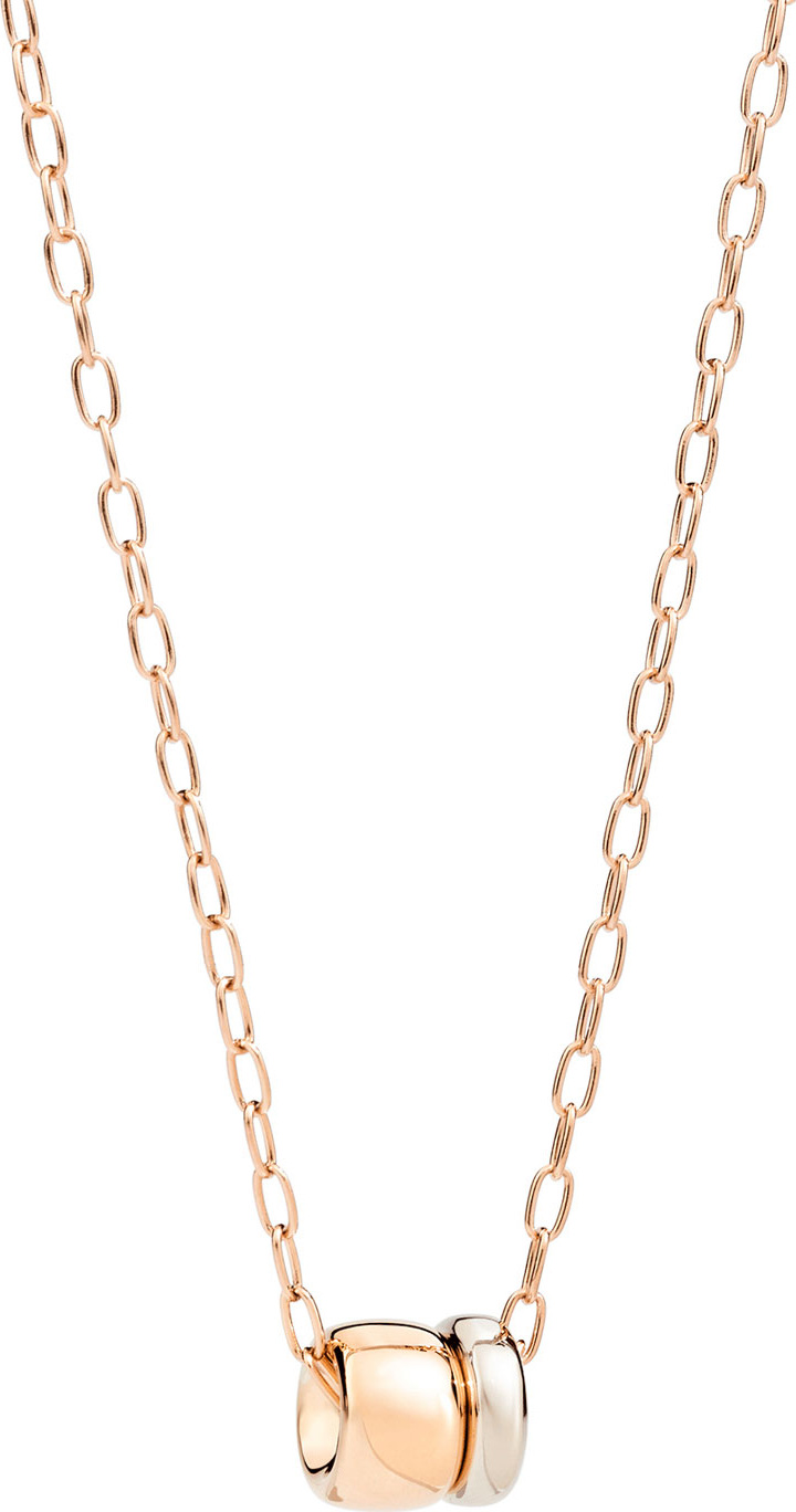 Pomellato 18k Two-Tone Gold ICONICA Pendant Necklace