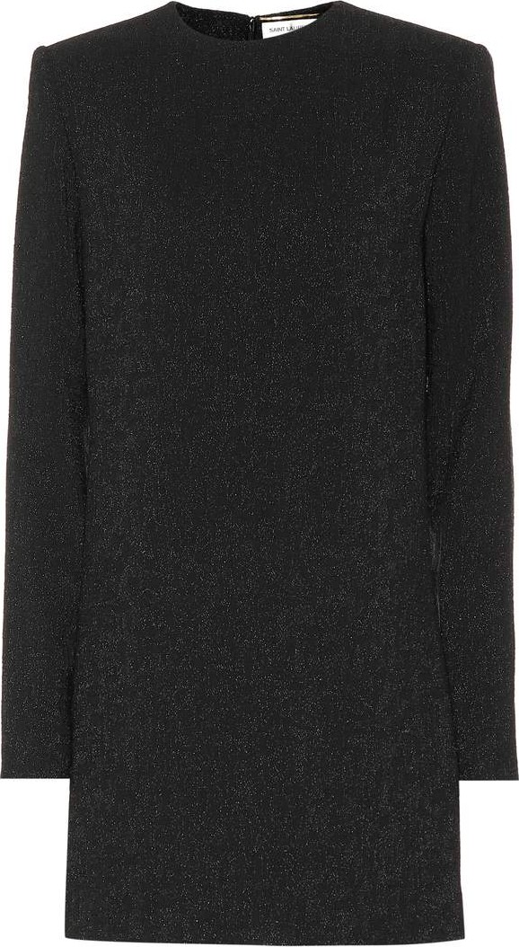 Saint Laurent Jacquard minidress