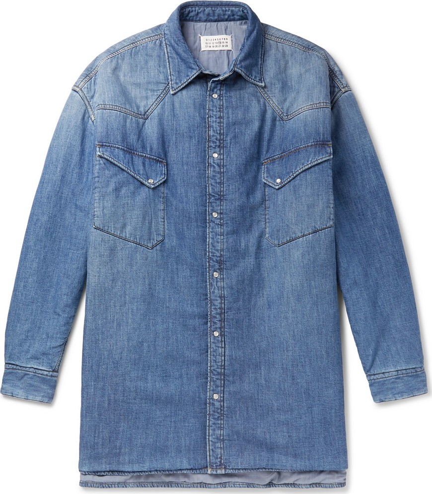 Maison Margiela Oversized Padded Denim Overshirt