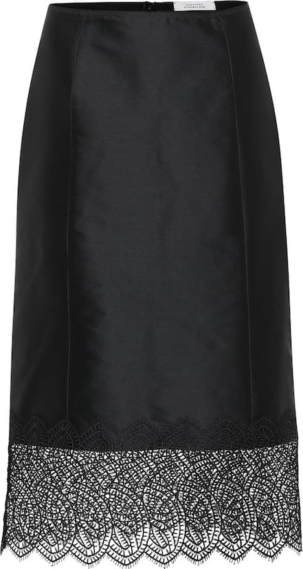 Dorothee Schumacher Delicately Offbeat satin skirt