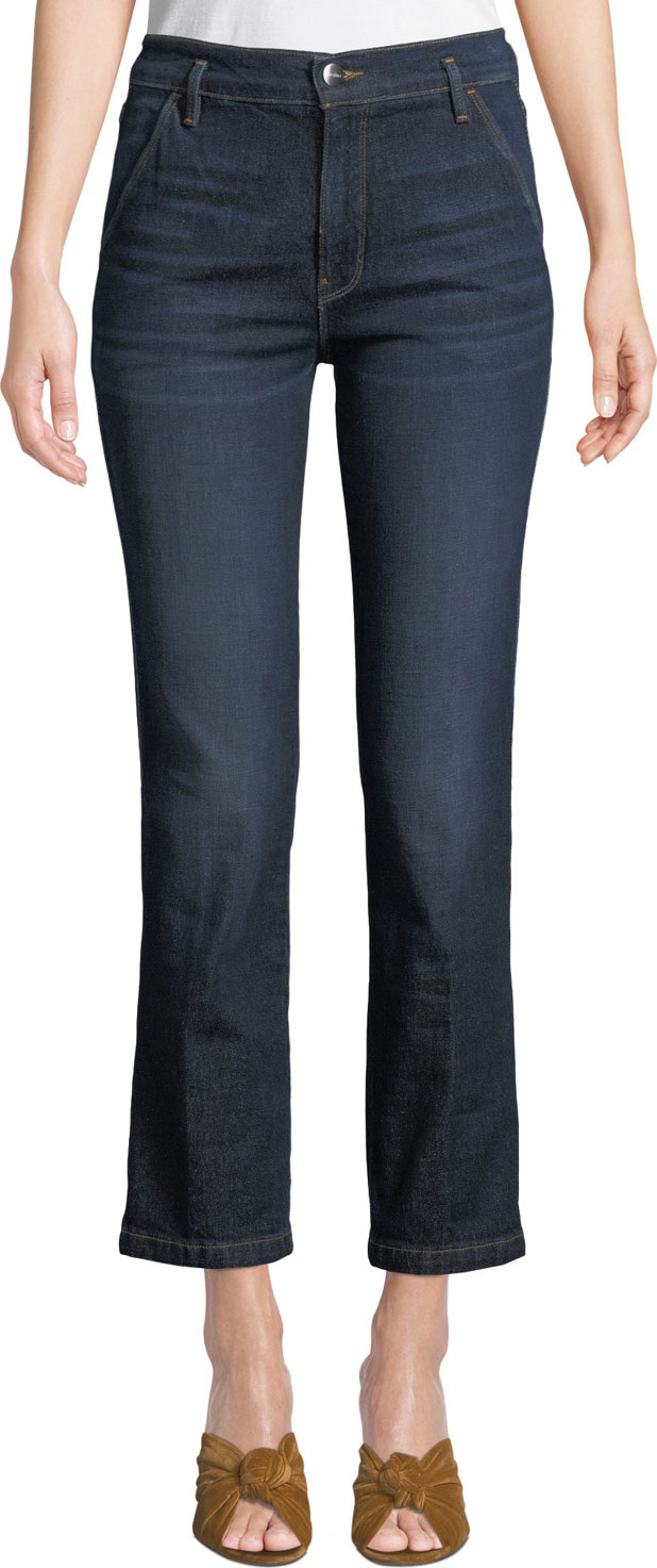 FRAME DENIM Le Slender Straight-Leg Denim Trouser Jeans