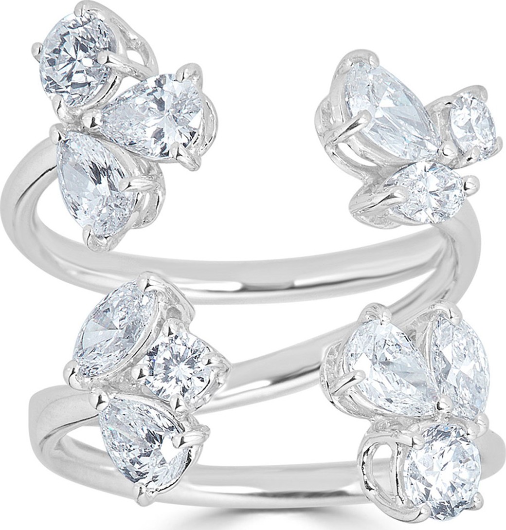 ZYDO 18k Luminal Diamond Wrapped Ring, 2.47tcw