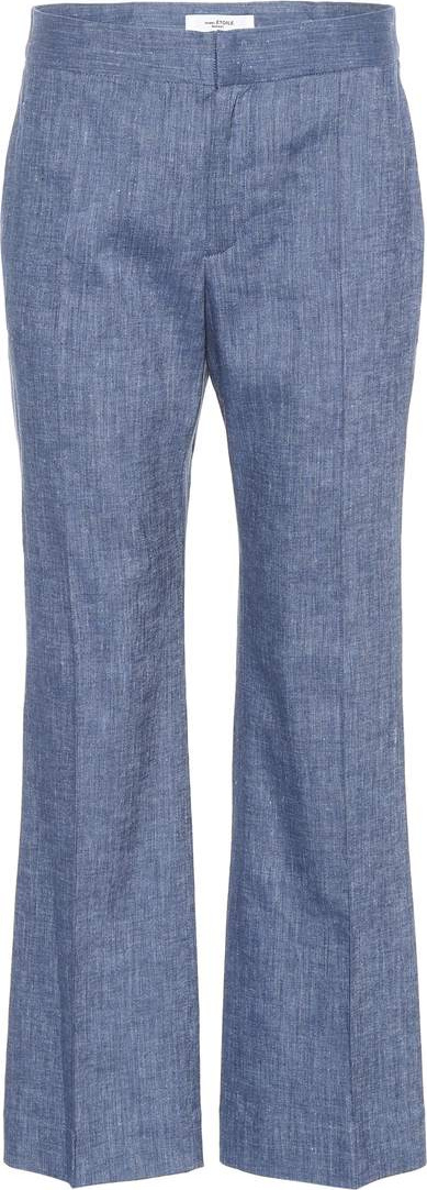 Isabel Marant Etoile Oxy linen-blend flared pants