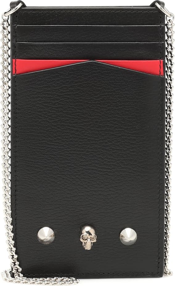 Alexander McQueen Lizard-effect leather IPhone case