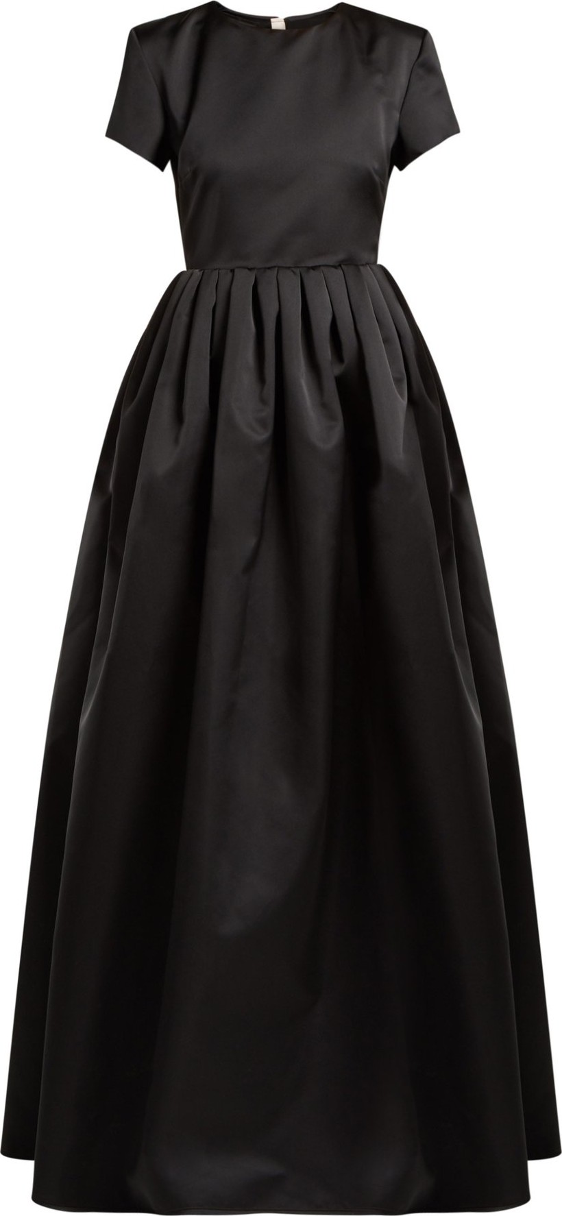 ROCHAS Black duchess satin gown