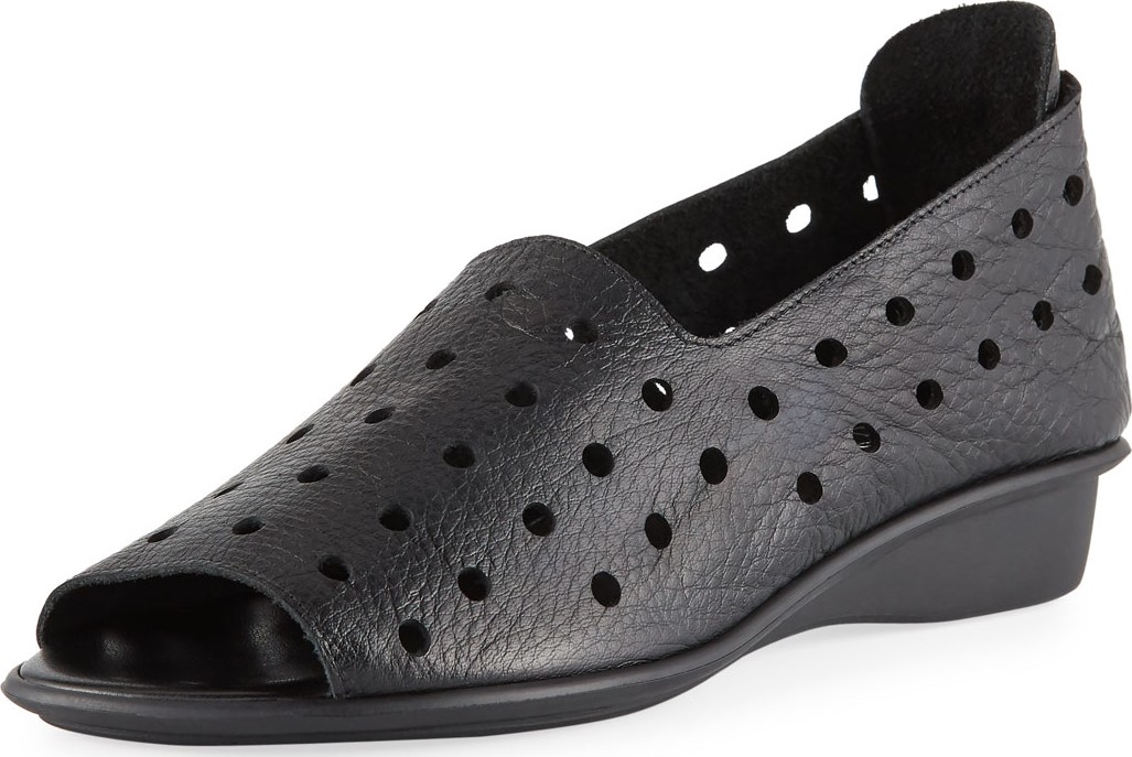 Sesto Meucci Edwina Perforated Leather Slip-On Flats Sesto Meucci Edwina Perforated Leather Slip-On Flats