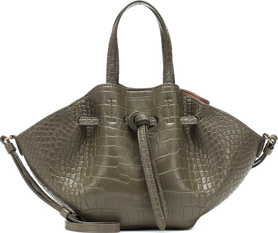 Nanushka Mini Lynne croc-effect tote